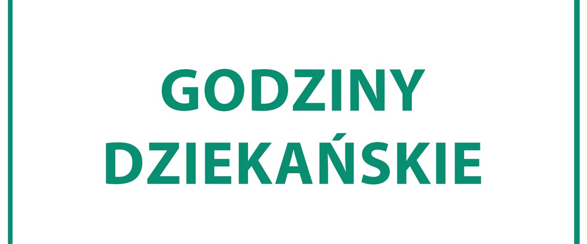 godziny dziekańskie