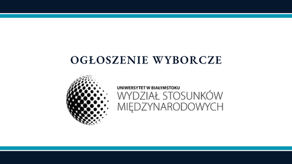 Wybory Do Rady Wydziału Stosunków Międzynarodowych