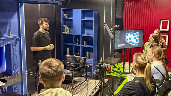 Studenci WSM w studio Wirtualnej Polski
