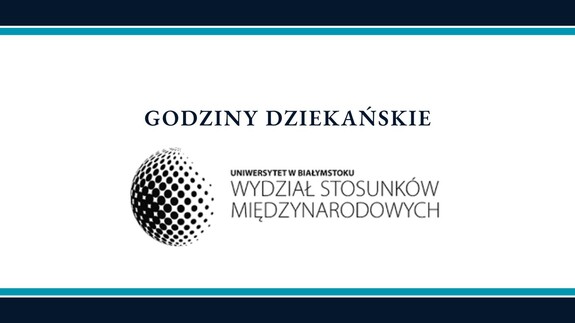 godziny dziekańskie uwb