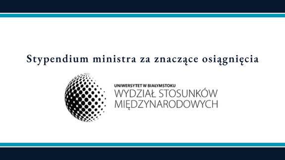 Stypendium ministra za znaczące osiągnięcia