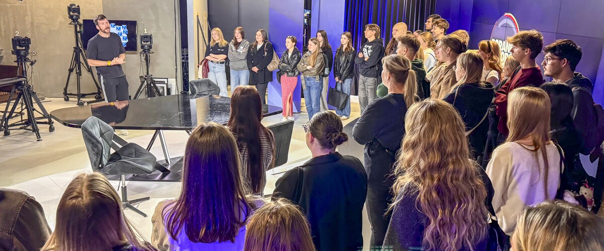 Studenci WSM w studio Wirtualnej Polski