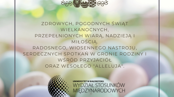 Zdrowych, Pogodnych Świąt Wielkanocnych